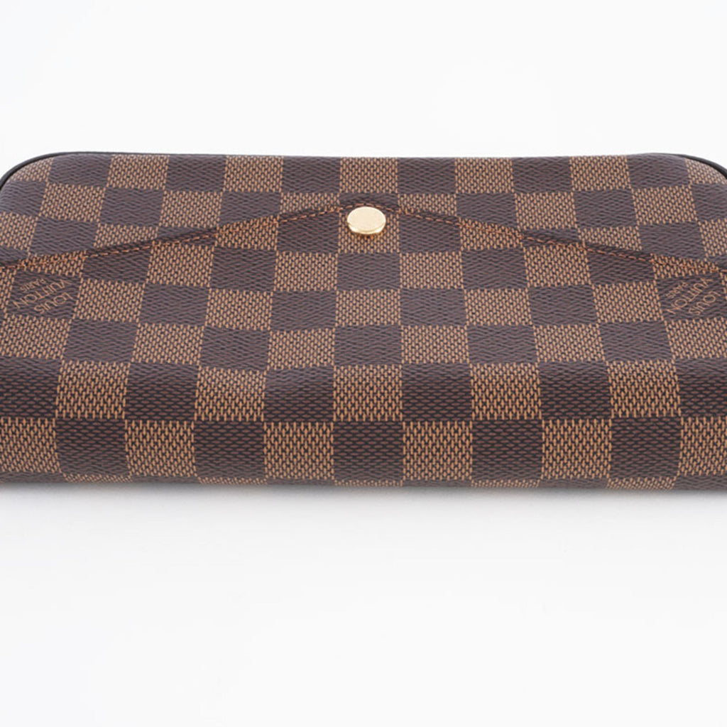 Louis Vuitton Brown Damier Canvas Ebene Damier Canvas Shoulder Bag (Pre-Owned)
