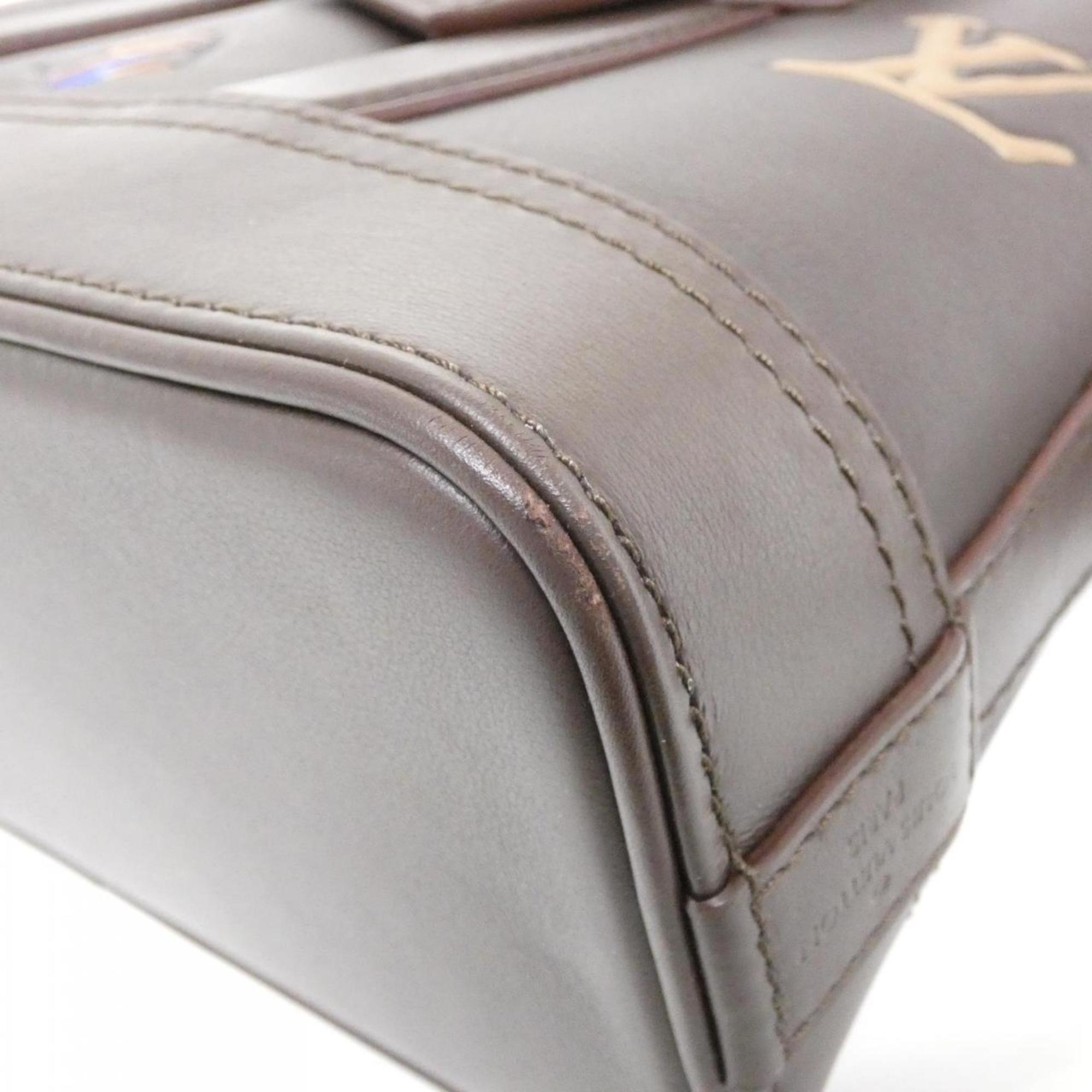 Louis Vuitton Brown Leather Handbag (Pre-Owned)