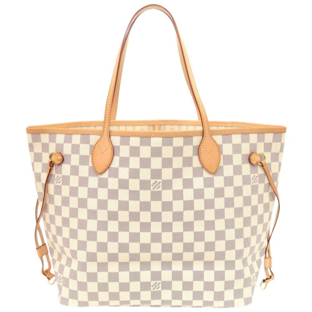 Louis Vuitton White Damier Azur Tote Bag (Pre-Owned)