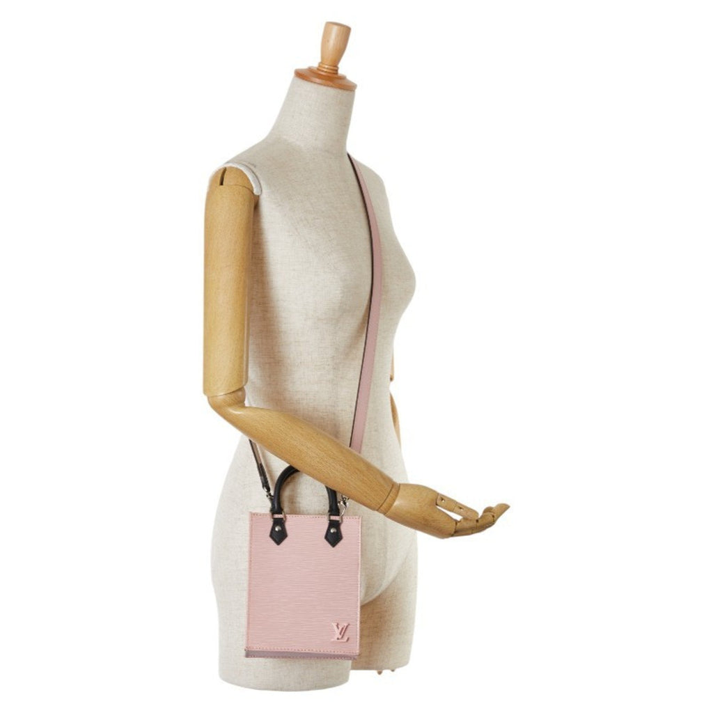 Louis Vuitton Rose Ballerine Leather Handbag Shoulder Bag (Pre-Owned)