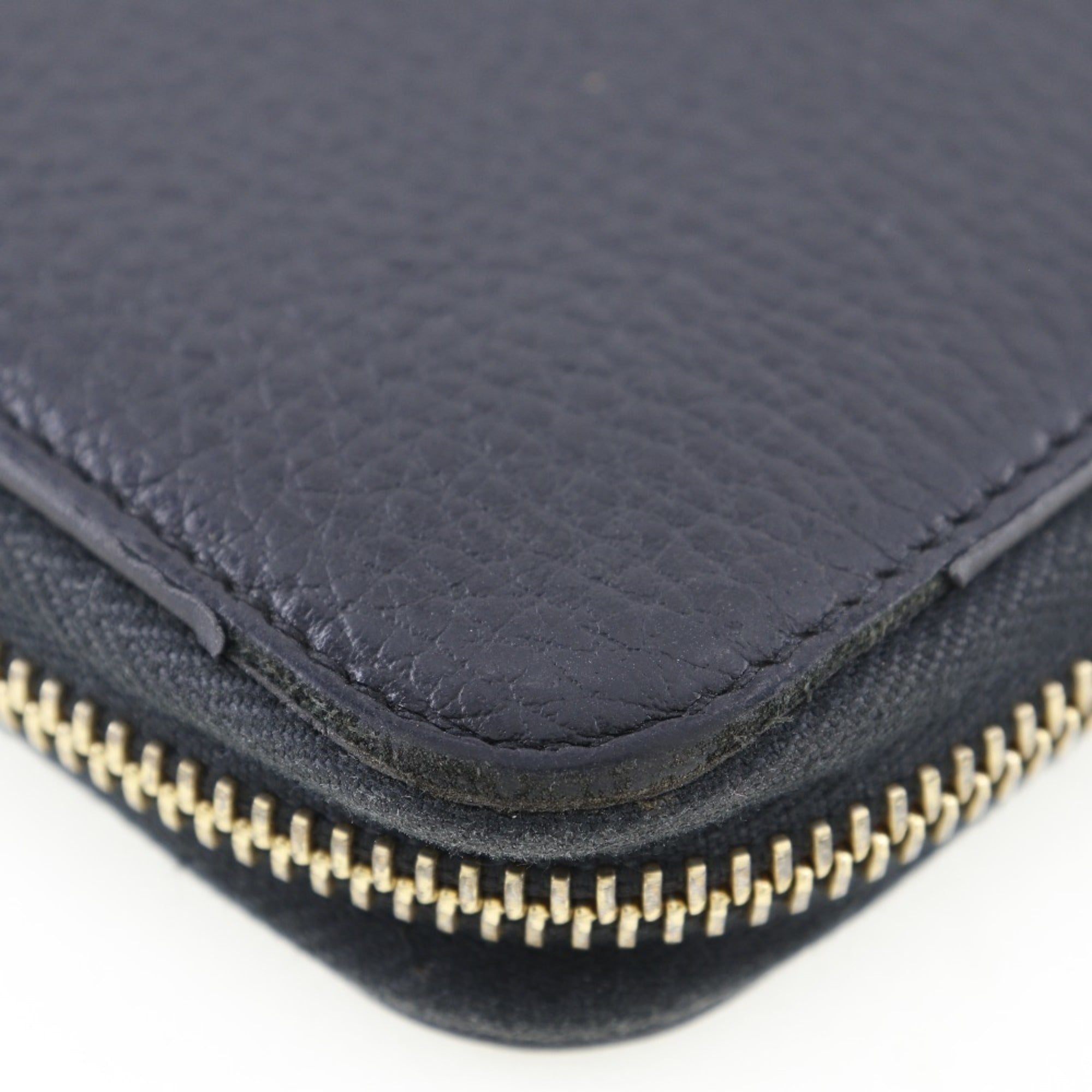 Gucci Black Leather Long Wallet (Bi-Fold) (Pre-Owned)