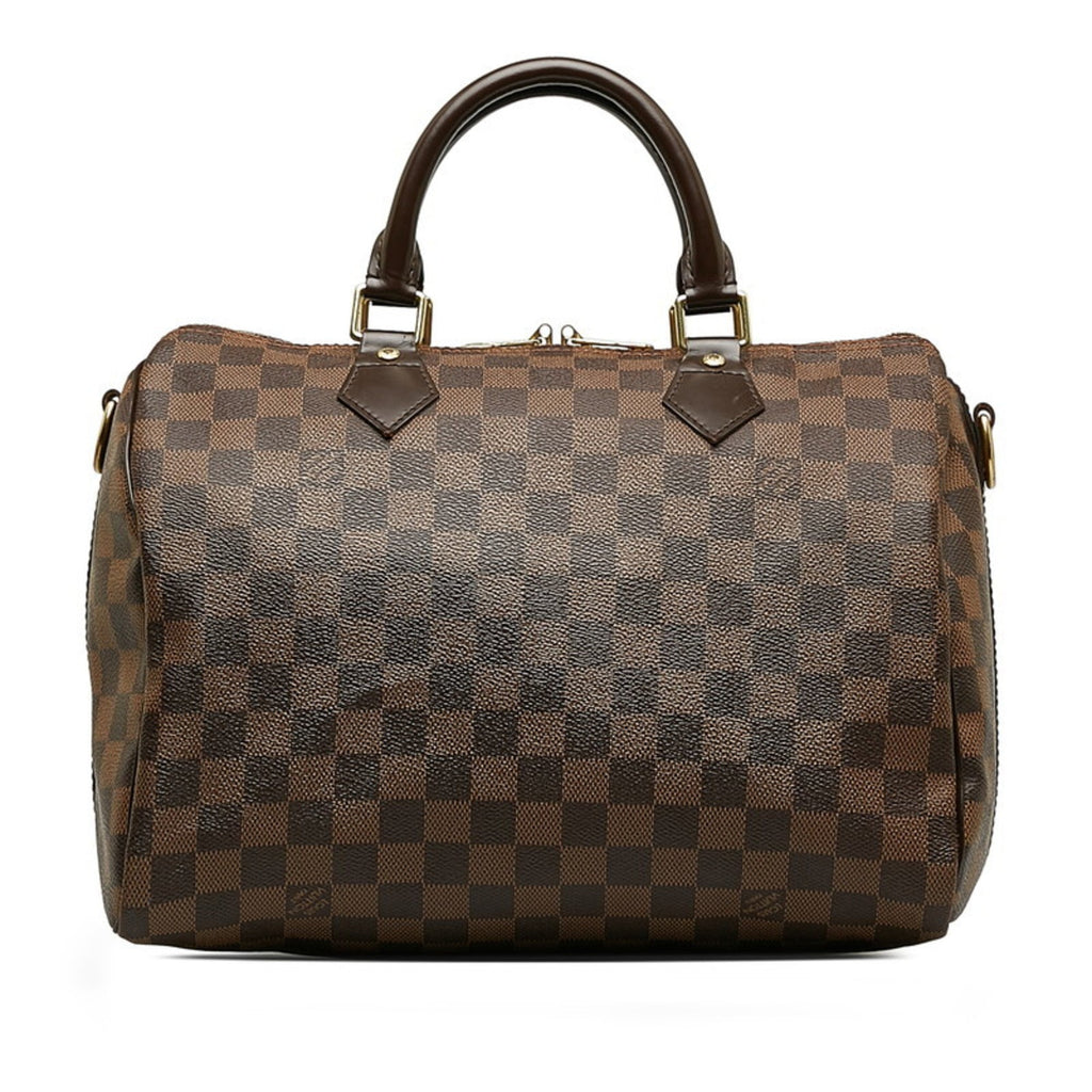 Louis Vuitton Brown Pvc Leather Handbag Shoulder Bag (Pre-Owned)