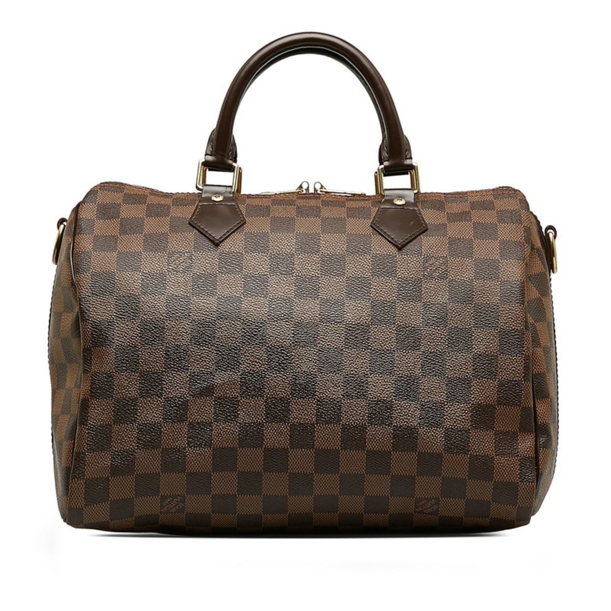 Louis Vuitton Brown Pvc Leather Handbag Shoulder Bag (Pre-Owned)