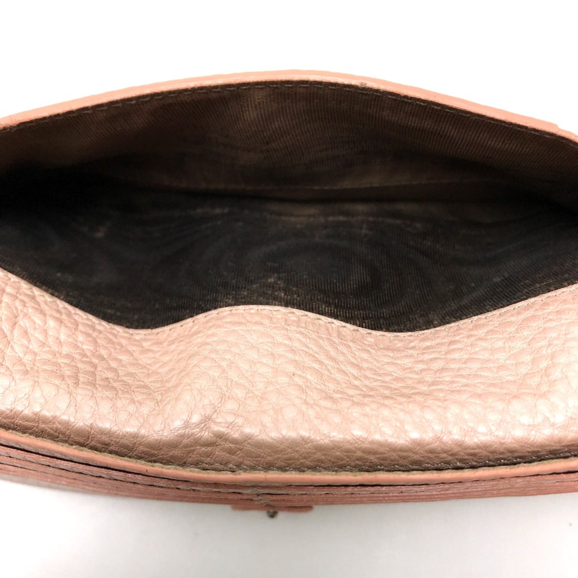 Fendi Pink Leather Long Wallet (Bi-Fold) (Pre-Owned)