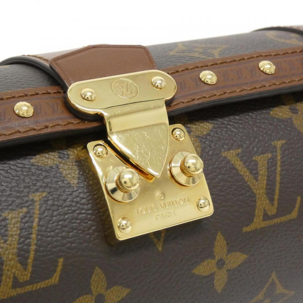Louis Vuitton Monogram Marron Coated Canvas Shoulder Bag (Pre-Owned)
