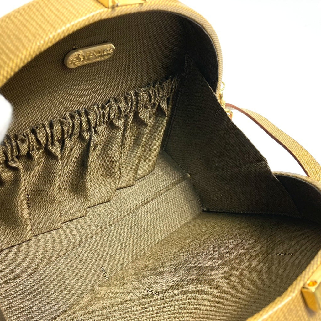 Fendi Beige Leather Handbag (Pre-Owned)