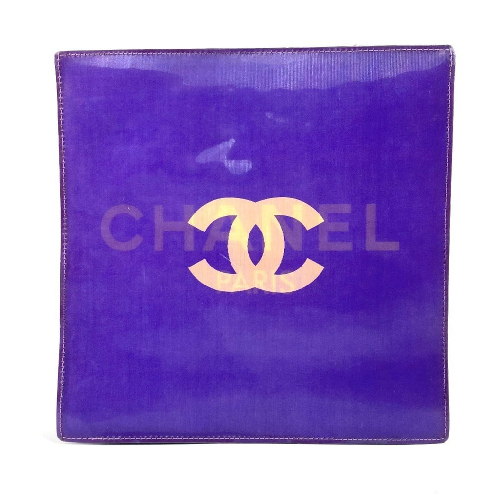 Chanel Purple Vinyl Shoulder Bag (Pre-Owned)