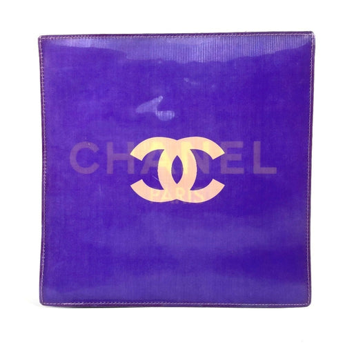 Chanel Purple Vinyl Shoulder Bag (Pre-Owned)