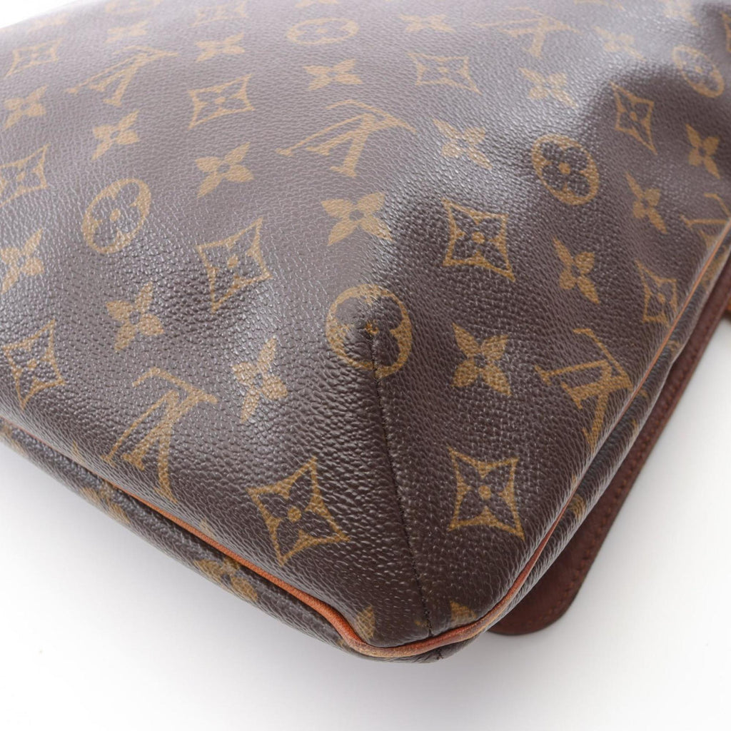 Louis Vuitton Brown Coated Canvas Pvc Leather Shoulder Bag (Pre-Owned)