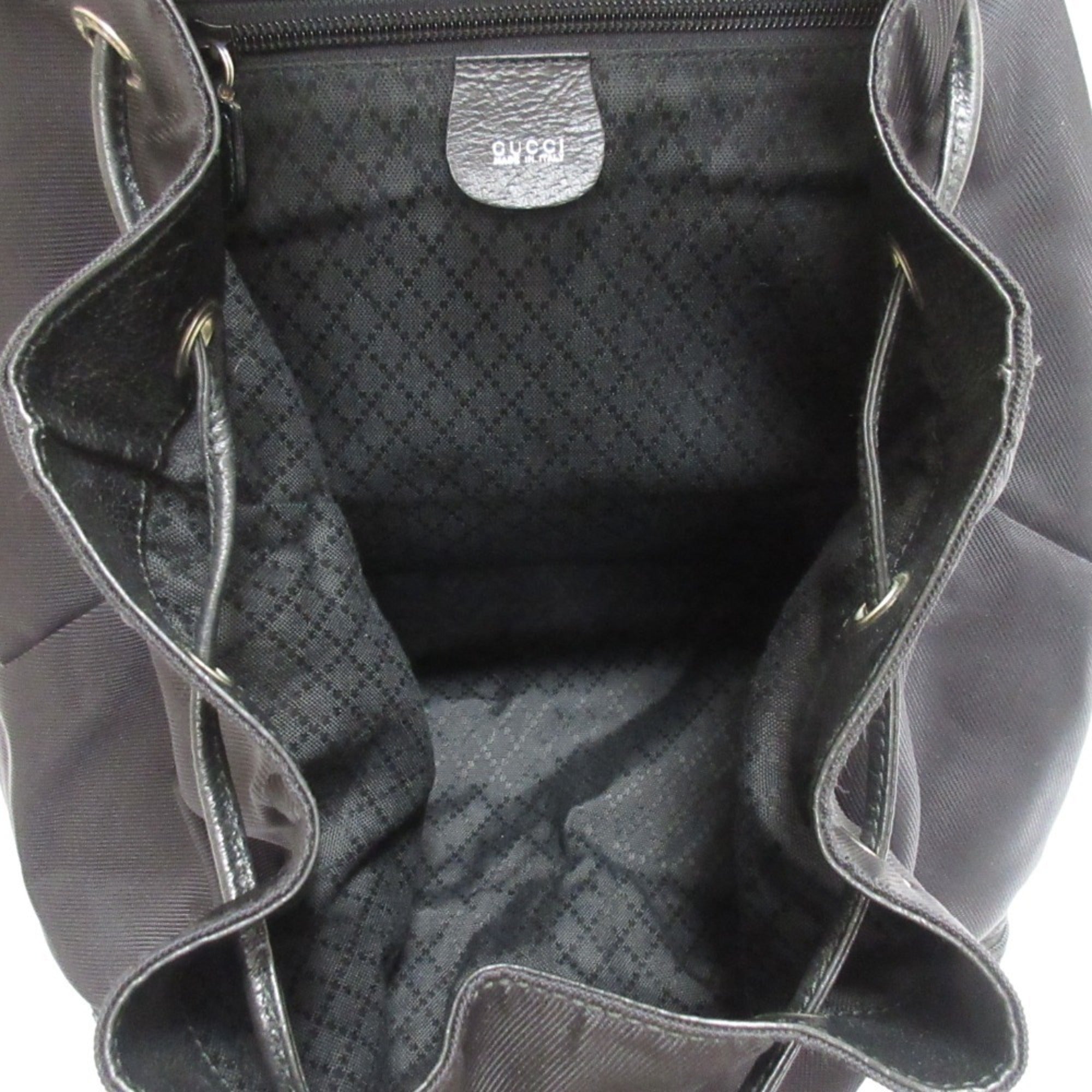 Gucci Black Nylon Backpack (Pre-Owned)