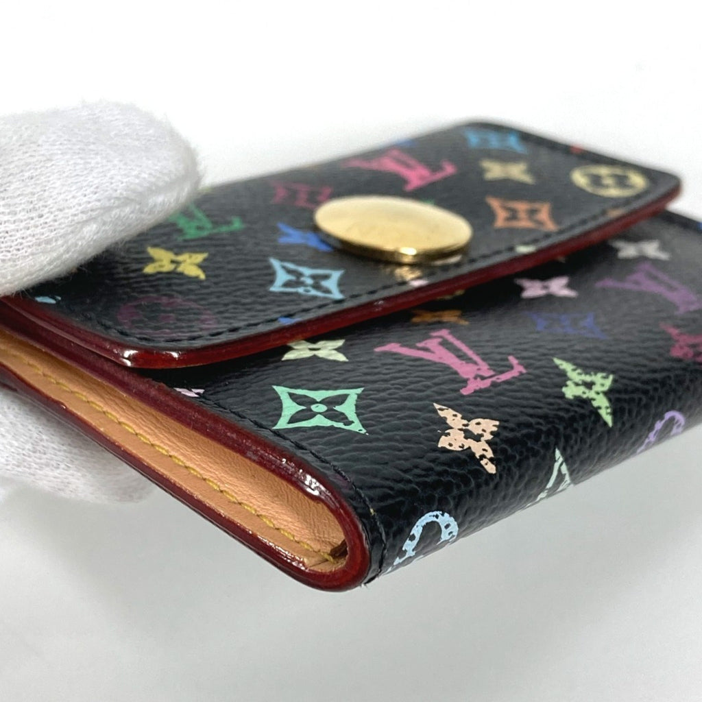 Louis Vuitton Black Noir Monogram Multicolore Coin Purse/Coin Case (Pre-Owned)