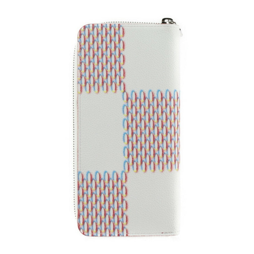 Louis Vuitton Blanc Multi-Color White Leather Wallet (Bi-Fold) (Pre-Owned)
