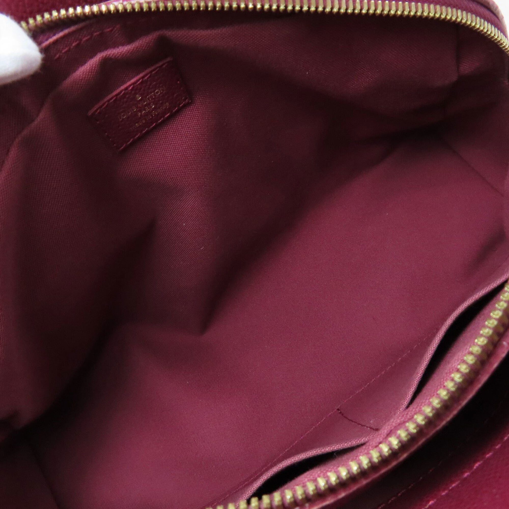Louis Vuitton Red Color Monogram Empreinte Tote Bag (Pre-Owned)
