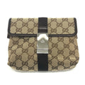 Gucci Beige Brown Gg Canvas Fanny Pack (Pre-Owned)