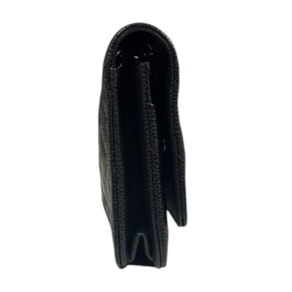 Chanel Black Grained Calfskin Shoulder Bag (Pre-Owned)