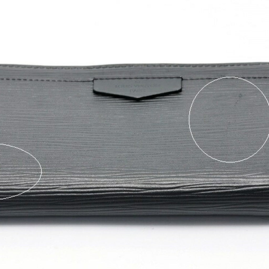 Louis Vuitton Black Noir Epi Leather Coin Purse/Coin Case (Pre-Owned)