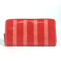 Louis Vuitton Pink Poppy Petal Monogram Vernis Rayures Long Wallet (Bi-Fold) (Pre-Owned)