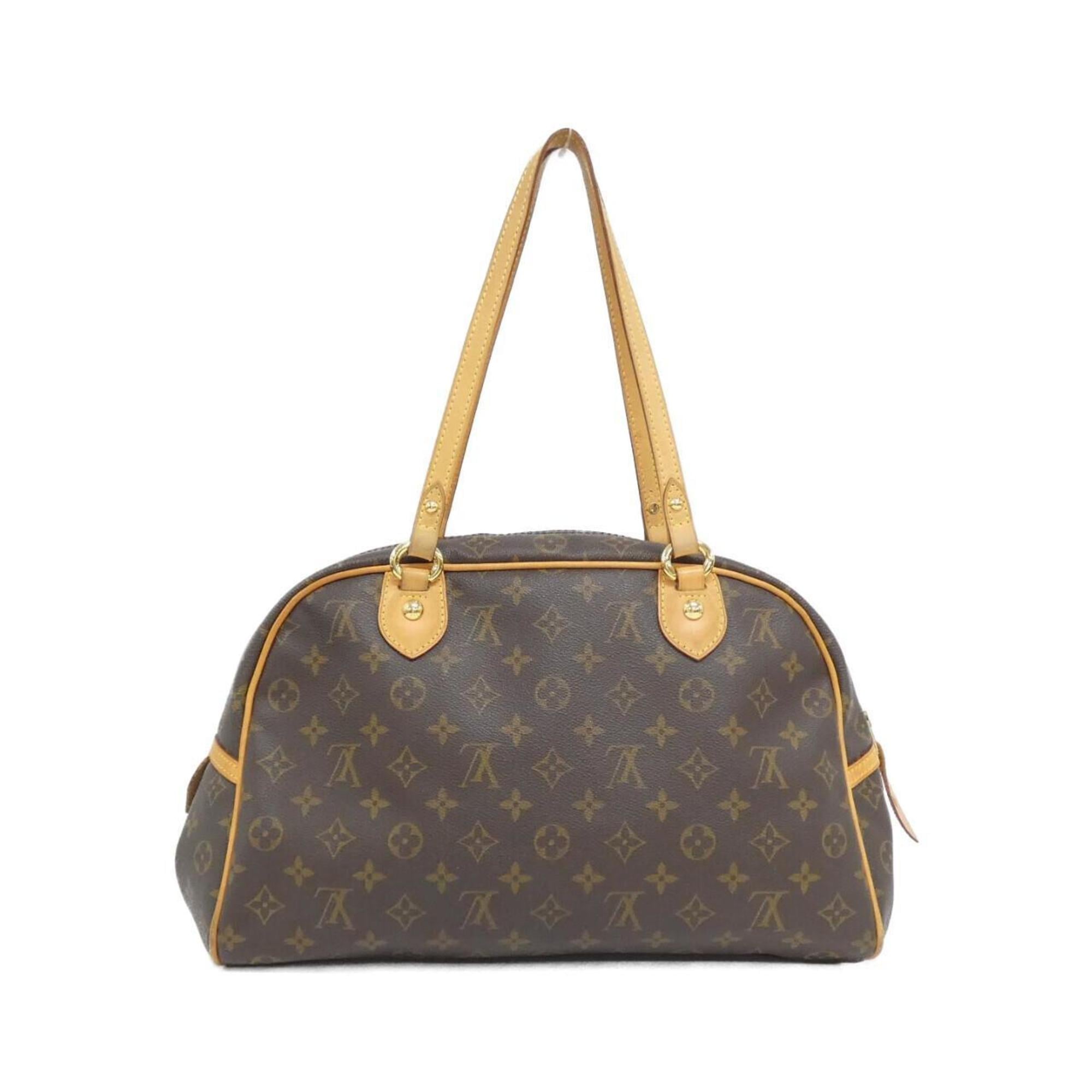 Louis Vuitton Marron Coated Canvas Shoulder Bag (Pre-Owned)