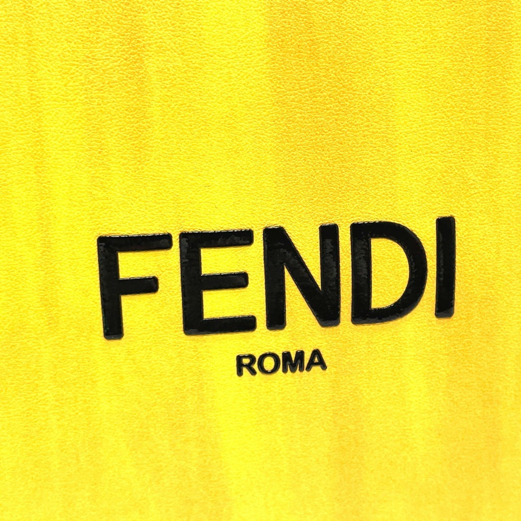 Fendi Yellow Leather Shoulder Bag (Pre-Owned)