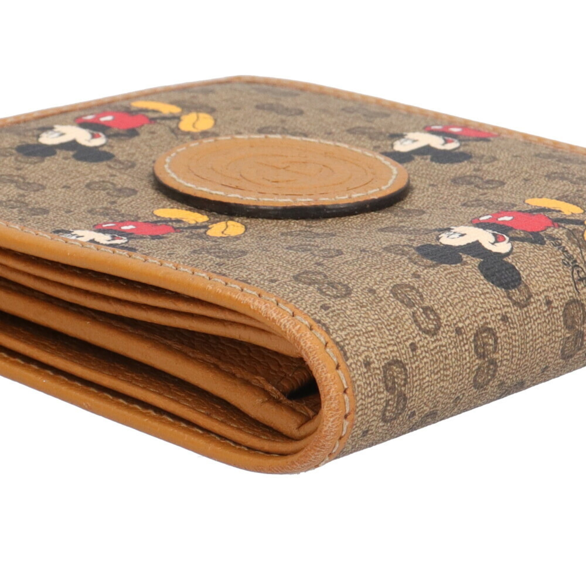 Gucci Brown Gg Supreme Canvas Wallet (Bi-Fold) (Pre-Owned)