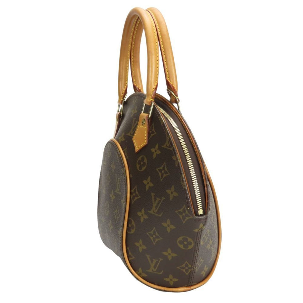 Louis Vuitton Brown Monogram Leather Handbag (Pre-Owned)
