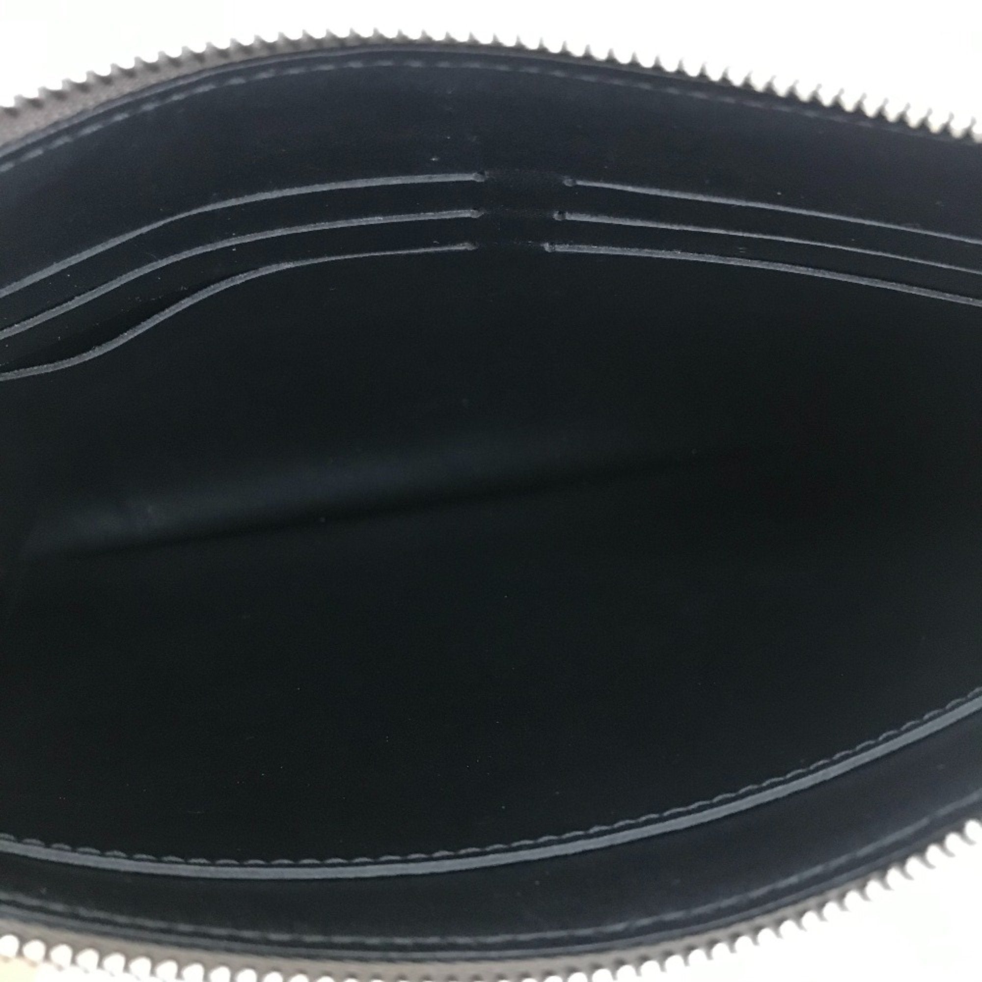 Louis Vuitton Gray Leather Clutch Bag (Pre-Owned)