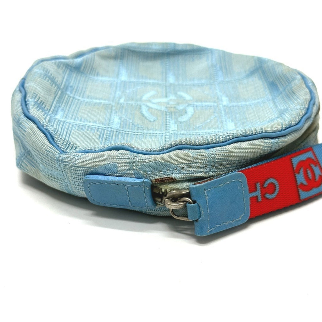 Chanel Blue Nylon Pouch (Pre-Owned)