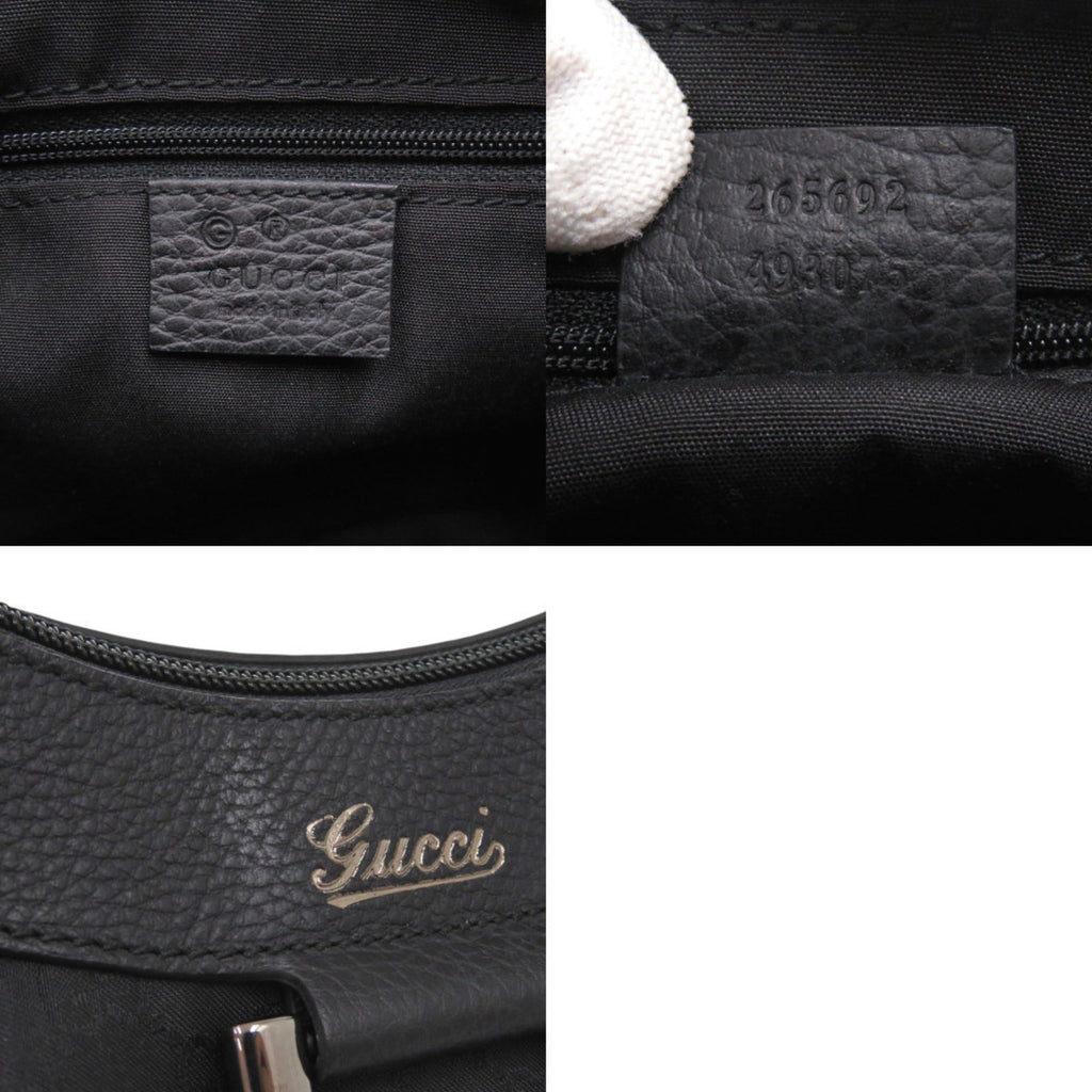 Gucci Black Nylon Handbag Shoulder Bag (Pre-Owned)