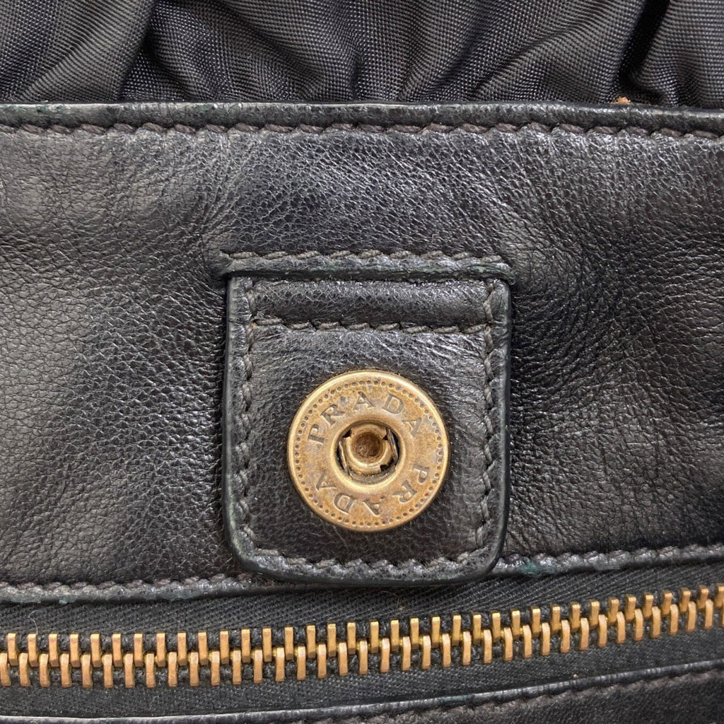 Prada Black Nylon Tote Bag (Pre-Owned)