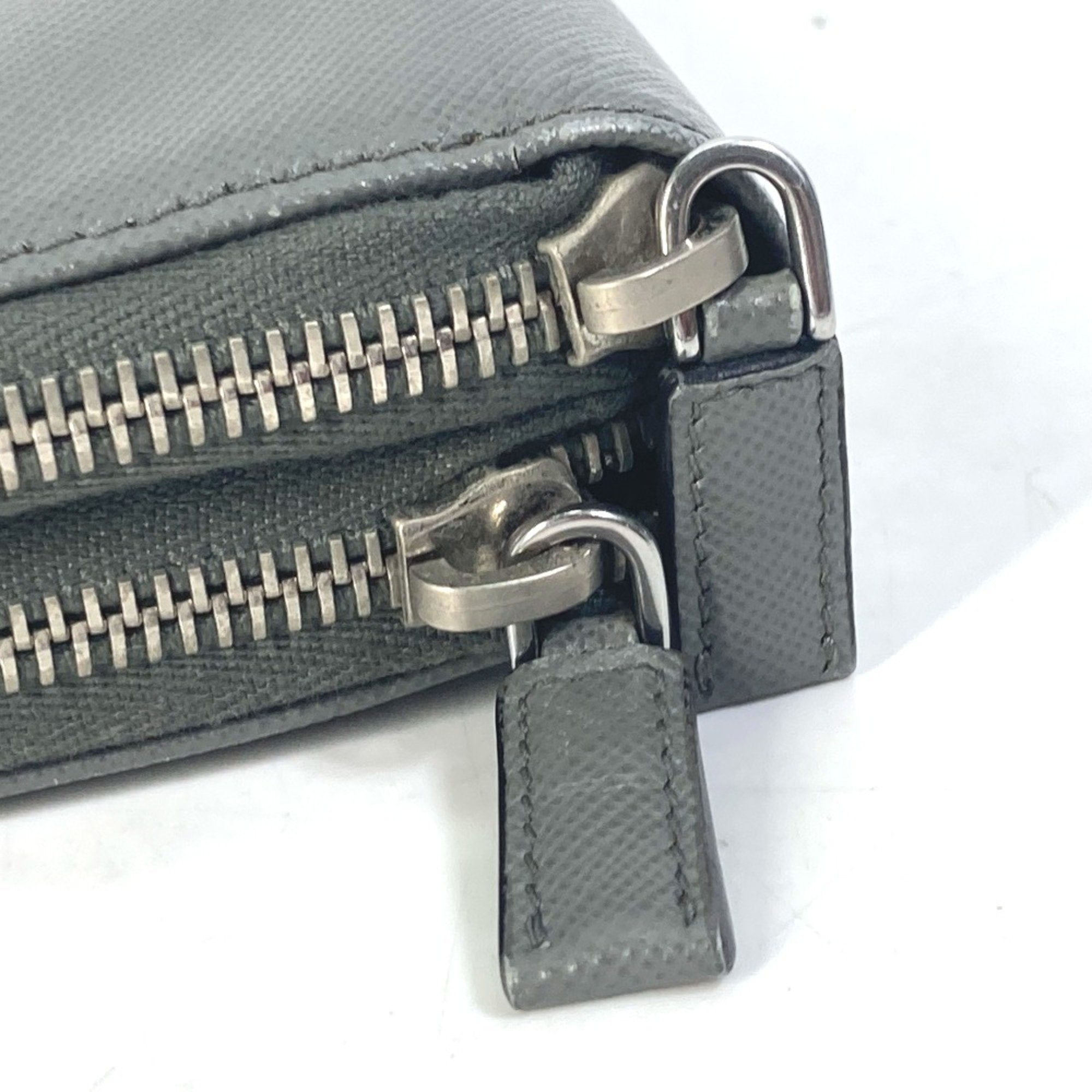 Prada Gray Other Long Wallet (Bi-Fold) (Pre-Owned)