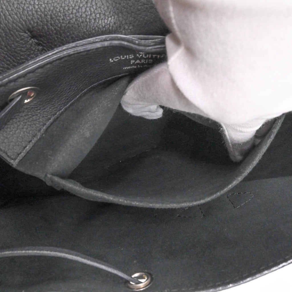 Louis Vuitton Black Leather Backpack (Pre-Owned)