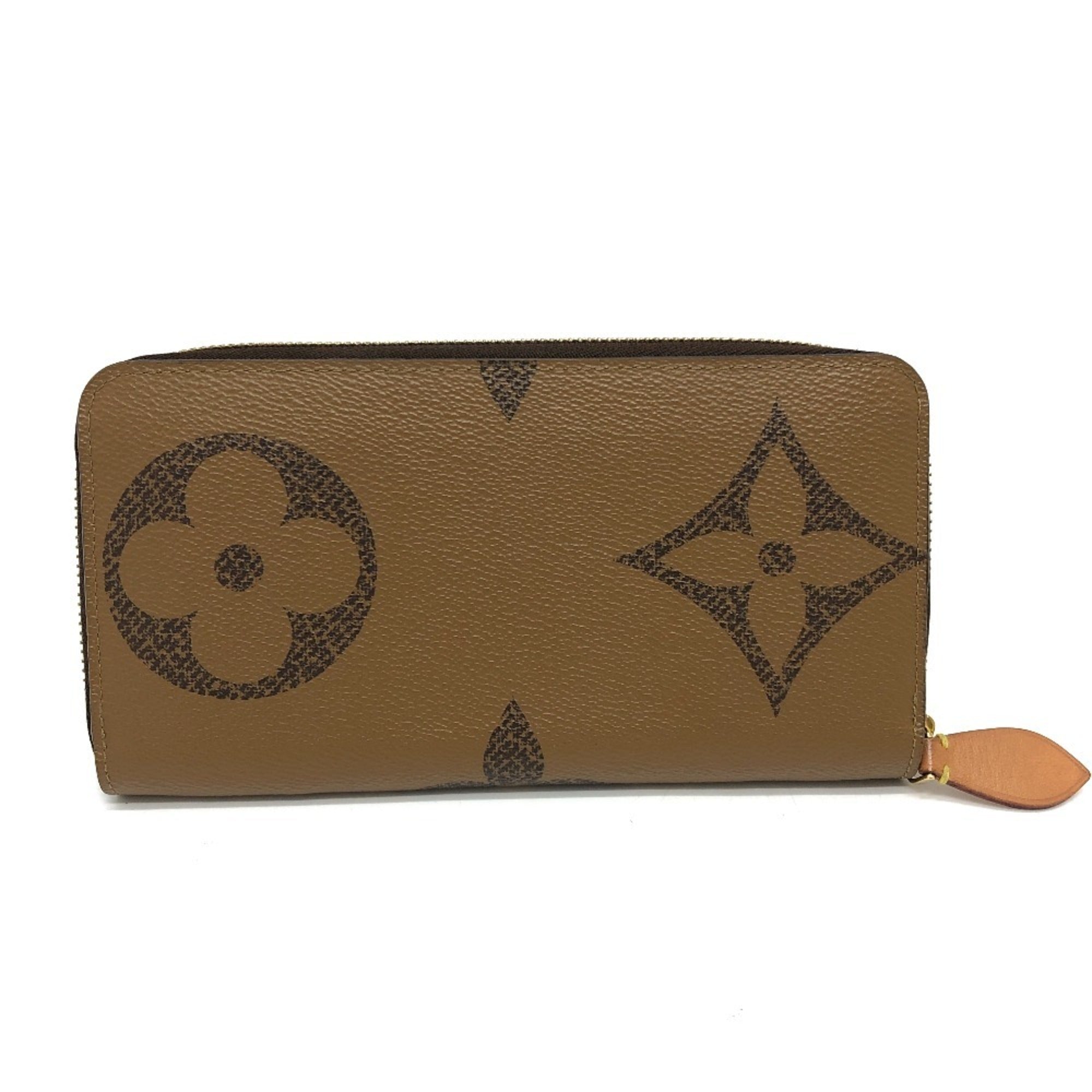 Louis Vuitton Monogram Reverse Brown Monogram Reverse Long Wallet (Bi-Fold) (Pre-Owned)