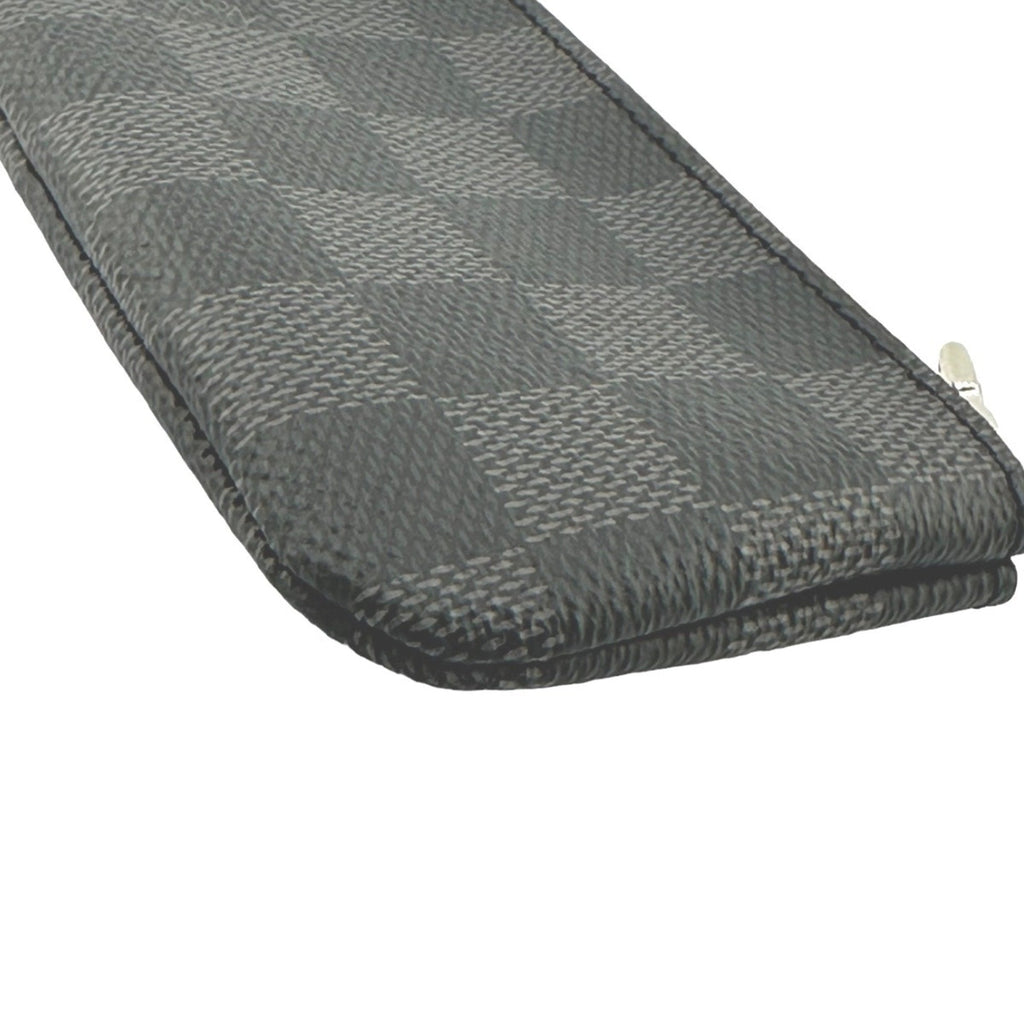 Louis Vuitton Damier Graphite Gray Damier Graphite Coin Purse/Coin Case (Pre-Owned)