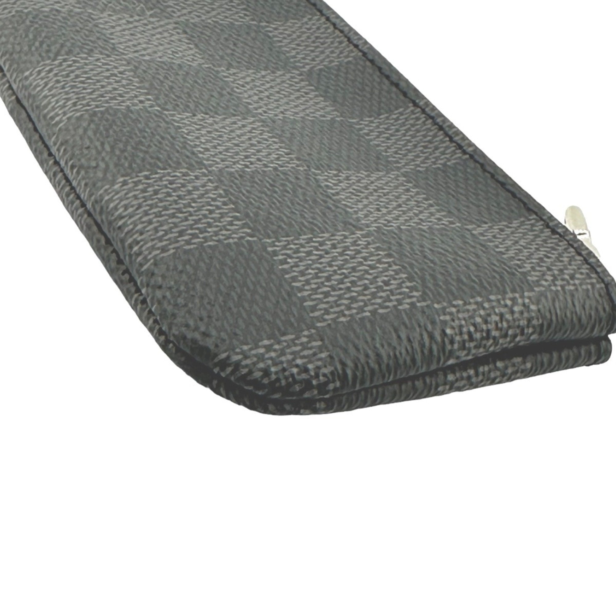 Louis Vuitton Damier Graphite Gray Damier Graphite Coin Purse/Coin Case (Pre-Owned)