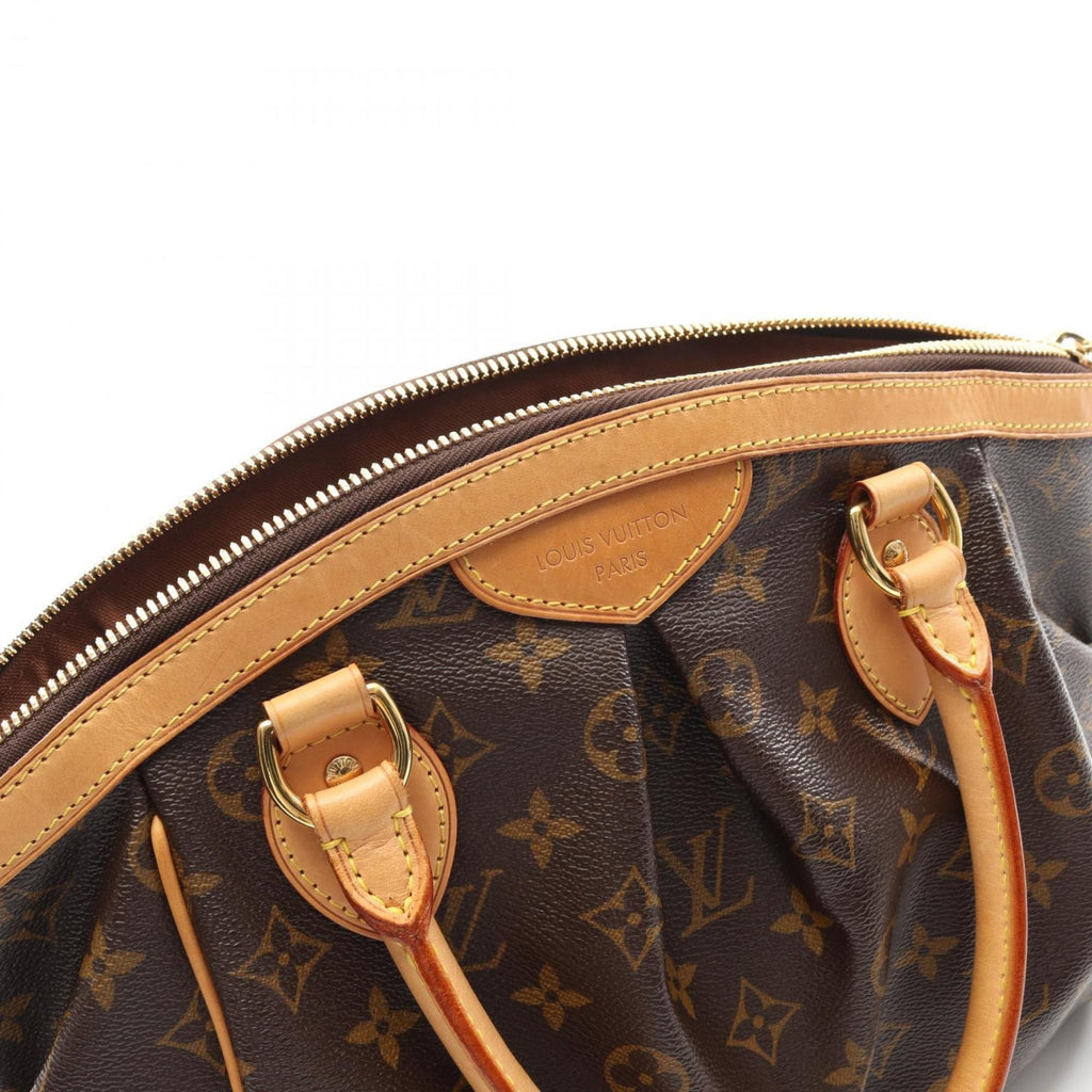 Louis Vuitton Brown Coated Canvas Leather Handbag (Pre-Owned)