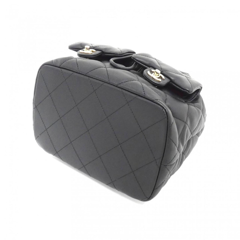 Chanel Black Leather Backpack (Pre-Owned)