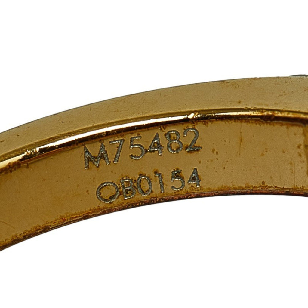 Louis Vuitton Gold Gold Plating Band Ring (Pre-Owned)