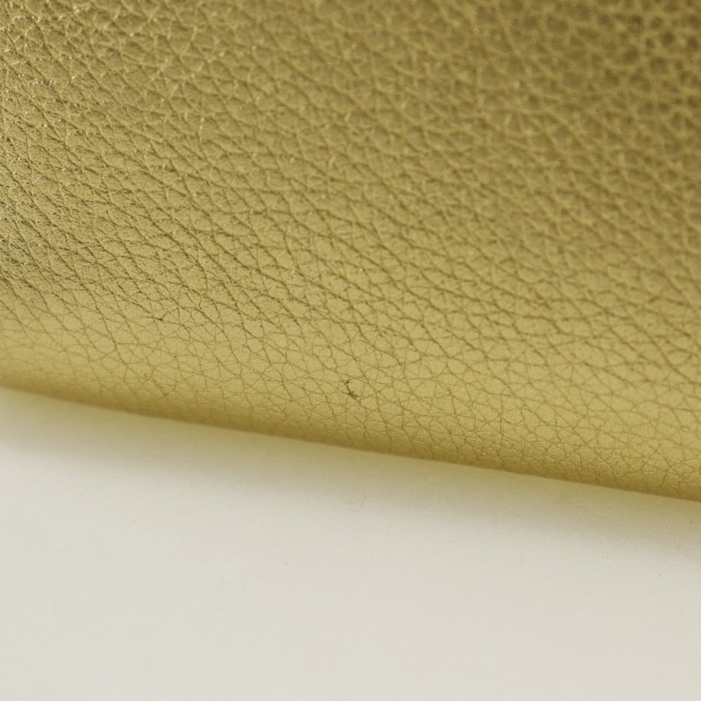 Louis Vuitton Gold Leather Long Wallet (Bi-Fold) (Pre-Owned)