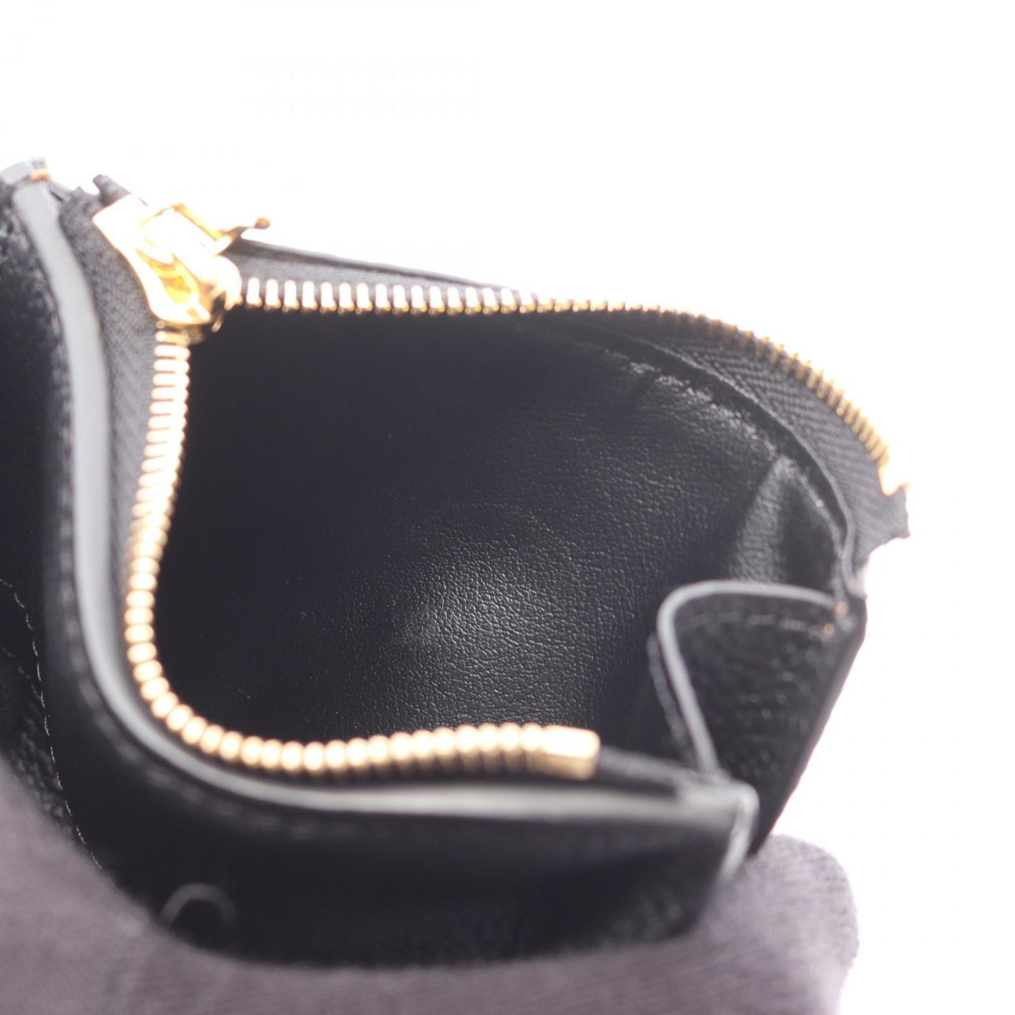 Louis Vuitton Black Brown Monogram Empreinte Leather Wallet (Tri-Fold) (Pre-Owned)