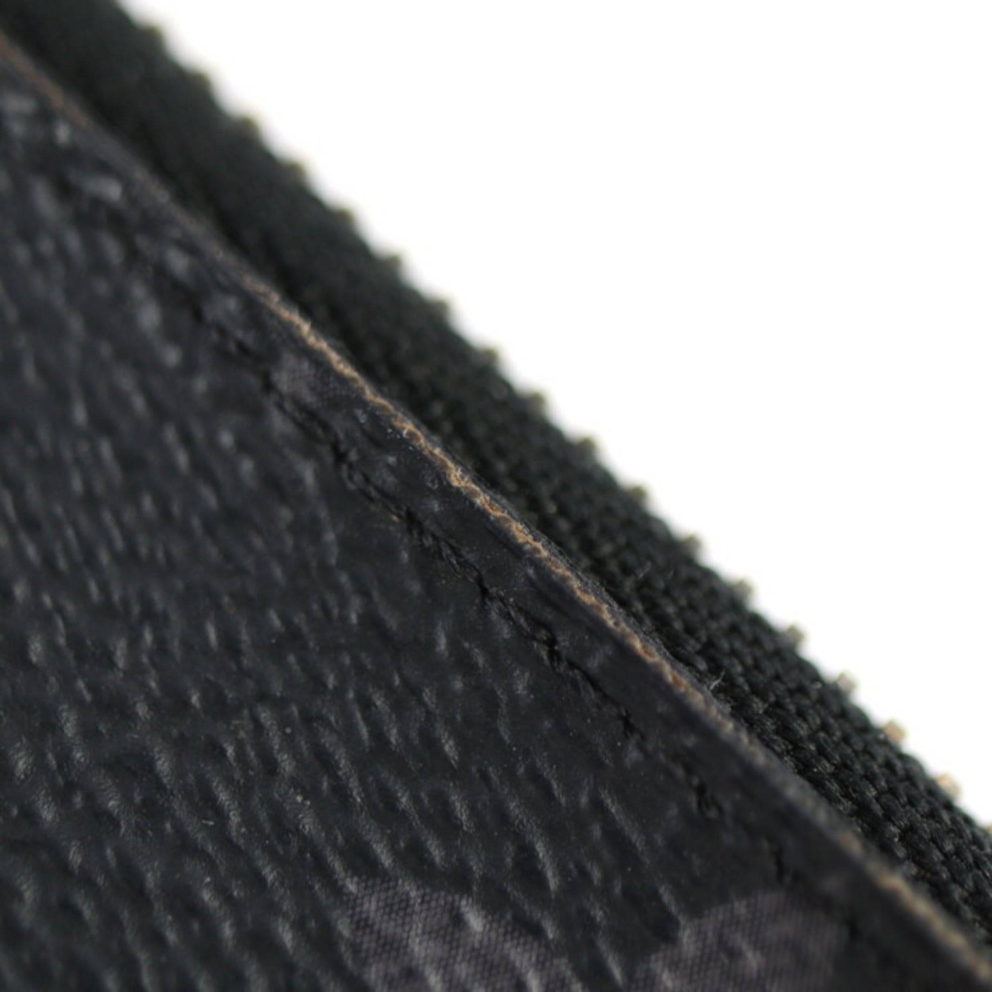 Louis Vuitton Black Gray Pvc Leather Coin Purse/Coin Case (Pre-Owned)
