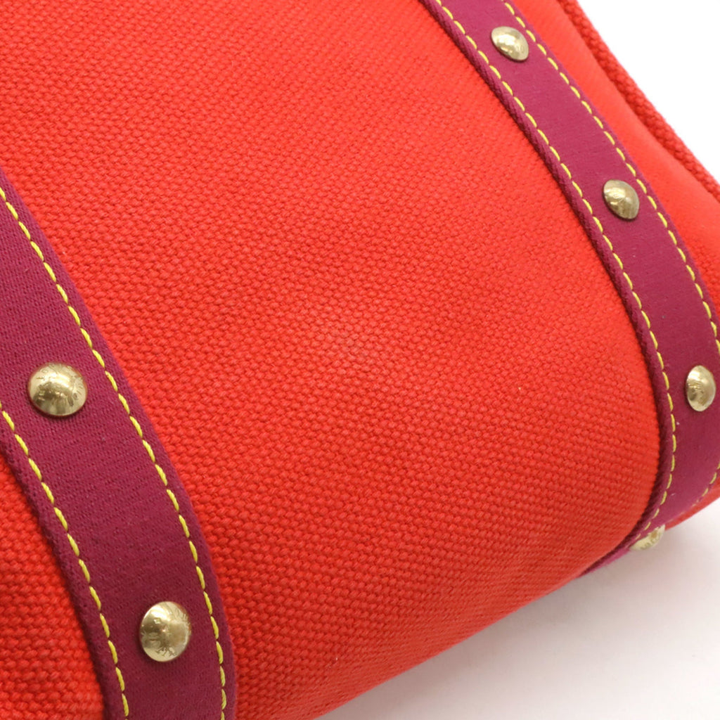 Louis Vuitton Purple Rouge Canvas Shoulder Bag Tote Bag (Pre-Owned)