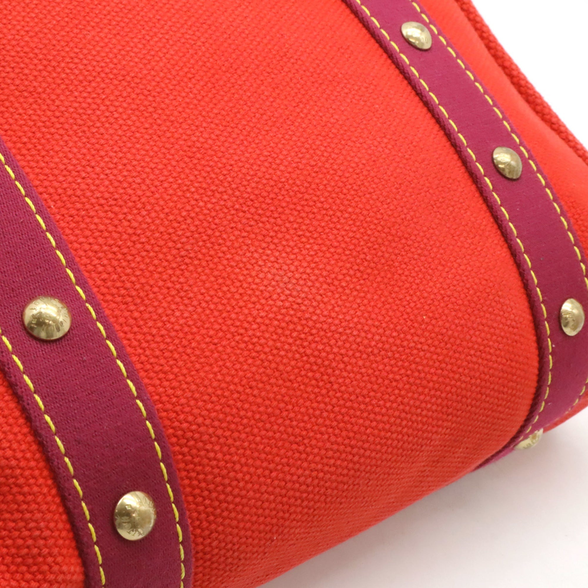 Louis Vuitton Purple Rouge Canvas Shoulder Bag Tote Bag (Pre-Owned)