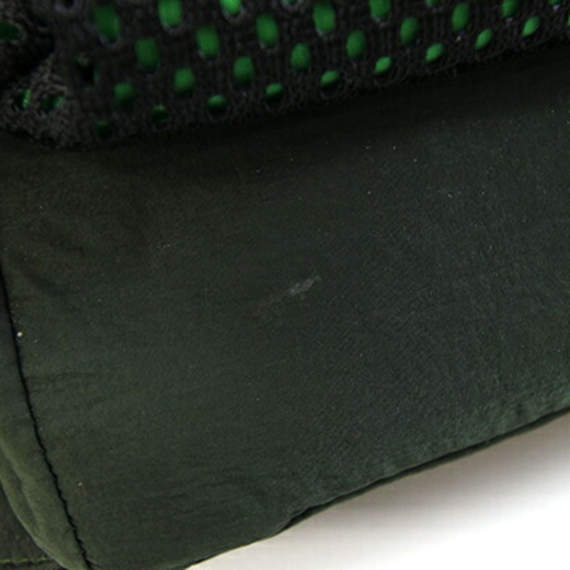 Bottega Veneta Black Dark Green Nylon Leather Fanny Pack Sling Bag (Pre-Owned)