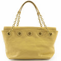 Bottega Veneta Yellow Leather Handbag (Pre-Owned)