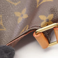 Louis Vuitton Monogram Brown Coated Canvas Leather Shoulder Bag (Pre-Owned)