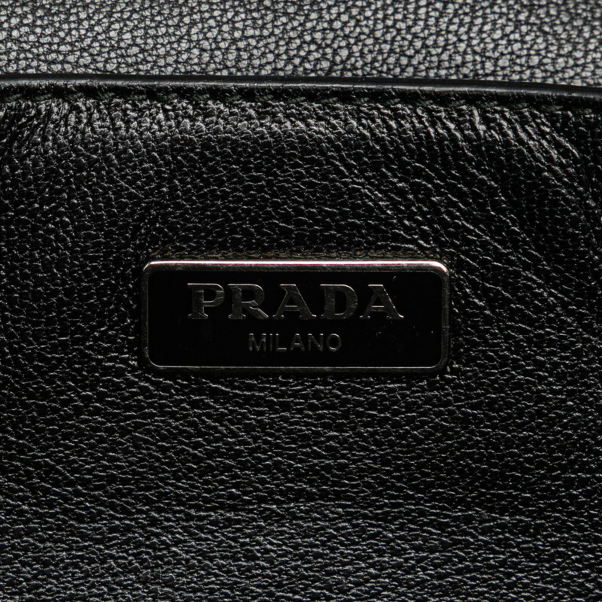 Prada Pink Leather Handbag Shoulder Bag (Pre-Owned)