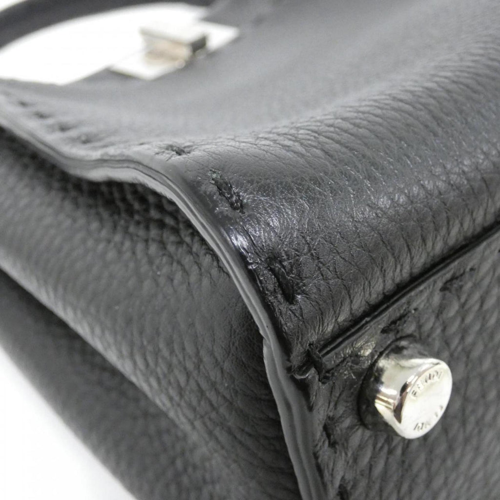 Fendi Black Leather Handbag (Pre-Owned)