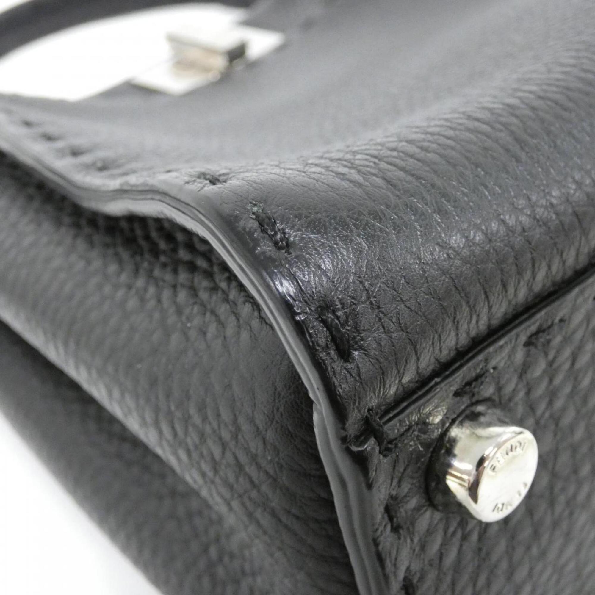 Fendi Black Leather Handbag (Pre-Owned)