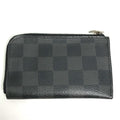 Louis Vuitton Black Damier Graphite Coin Purse/Coin Case (Pre-Owned)