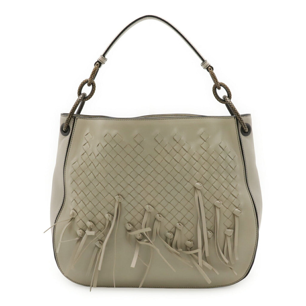 Bottega Veneta Intrecciato Leather Shoulder Bag (Pre-Owned)